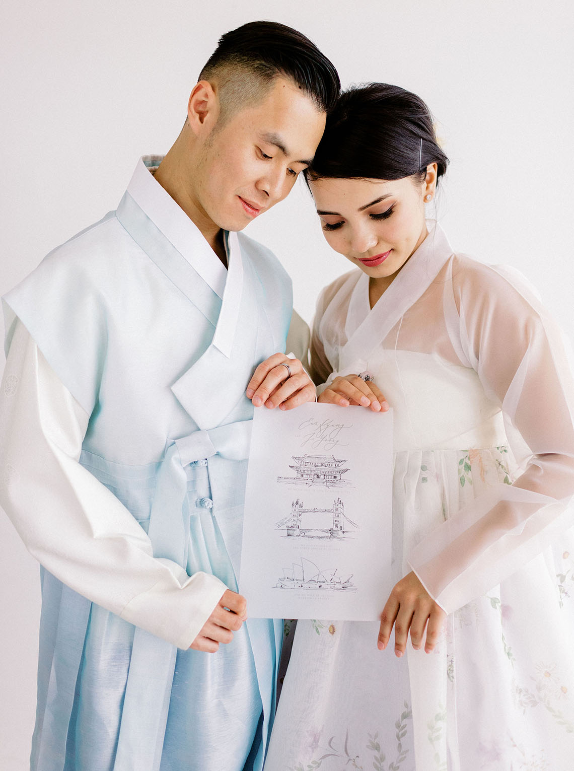 Modern Korean Wedding Inspiration – lilelements – Anadena Photography 54