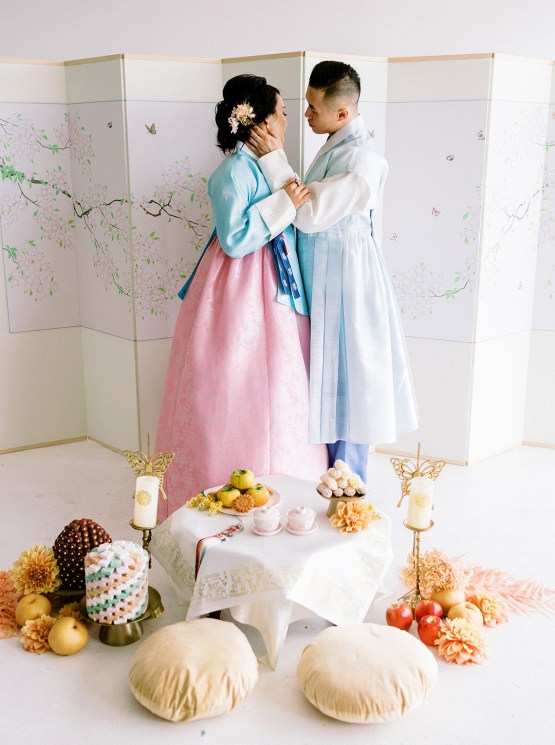 Modern Korean Wedding Inspiration – lilelements – Anadena Photography 80