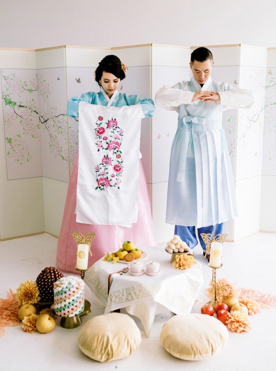 Modern Korean Wedding Inspiration – lilelements – Anadena Photography 83