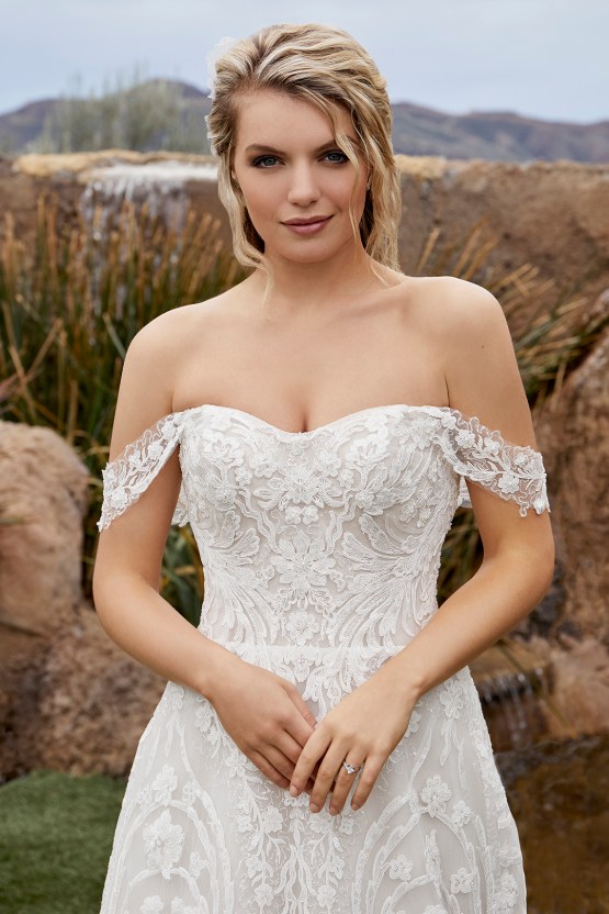 Casablanca Bridal Off-the-shoulder Wedding Dresses – Bridal Musings – 2433 – Taylor 1