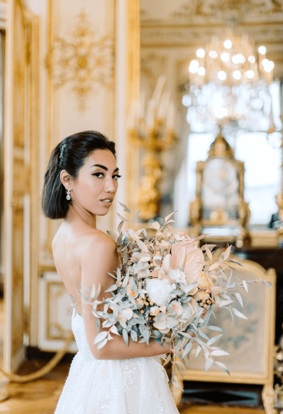 Princess Wedding Inspiration from France – Chateau Chantilly – Elizaveta Photography 30