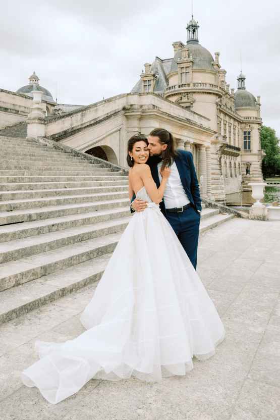 Princess Wedding Inspiration from France – Chateau Chantilly – Elizaveta Photography 32
