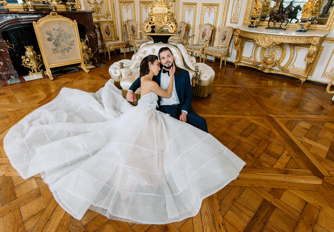Princess Wedding Inspiration from France – Chateau Chantilly – Elizaveta Photography 4