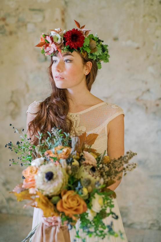Rustic Vintage Bridal Inspiration in Tuscany Perfect for Fall Weddings – Antonis Prodromou – Villa Di Maiano 60