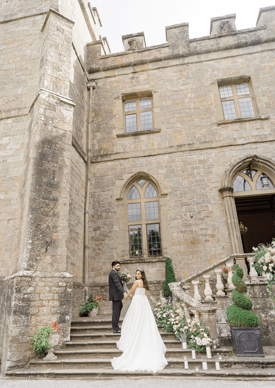 Fairytale Royal English Wedding Inspiration at Clearwater Castle – Sara Cooper Photography – Smitten Weddings 37