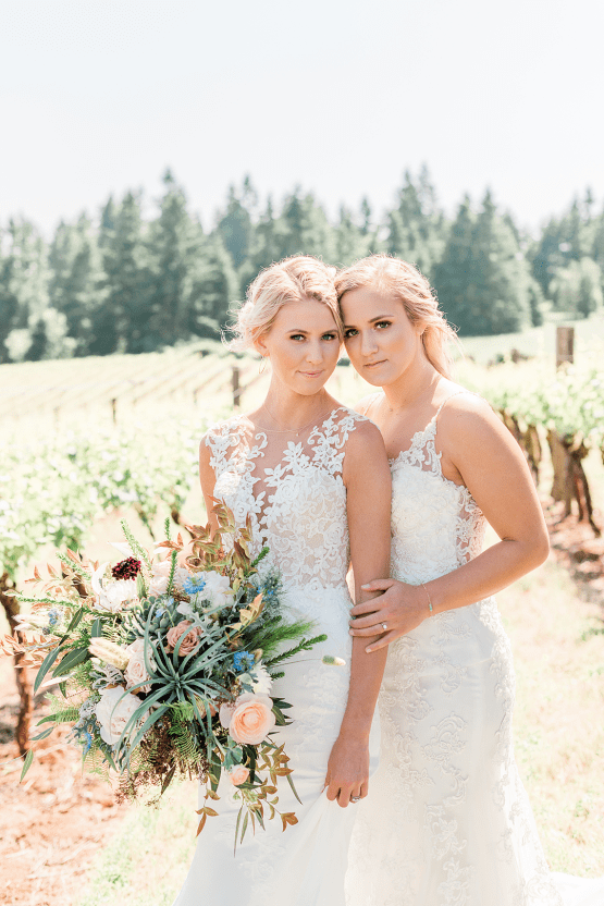 Pink Boho LGBTQ Winery Wedding Inspiration – Sierra Rose Photography 29