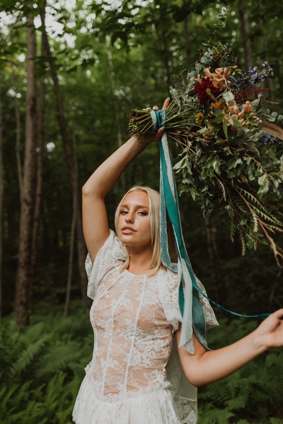 Wild and Wed New Hampshire Vintage Inspired Elopement – Bridal Musings 1