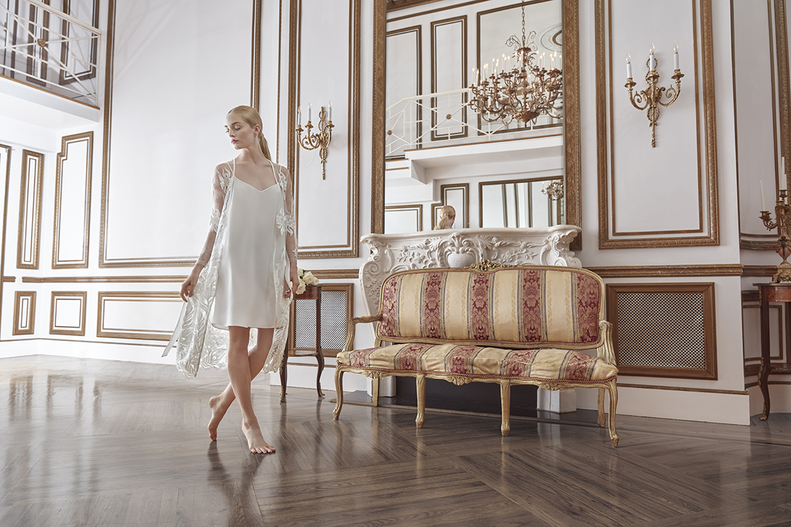 Sareh Nouri Luxurious Lace Bridal Robes – Bridal Musings – Nour Robe 4