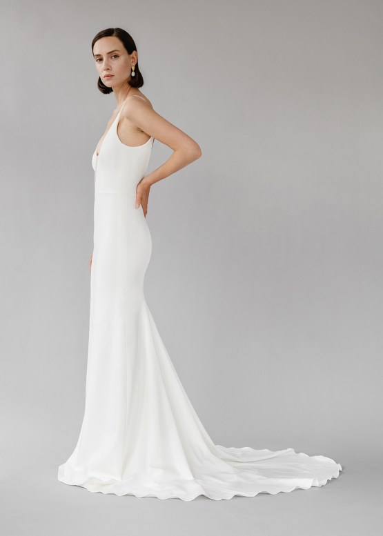 Modern Minimalist 2021 Wedding Dresses by Aesling Bride – Eunoia Dress 5