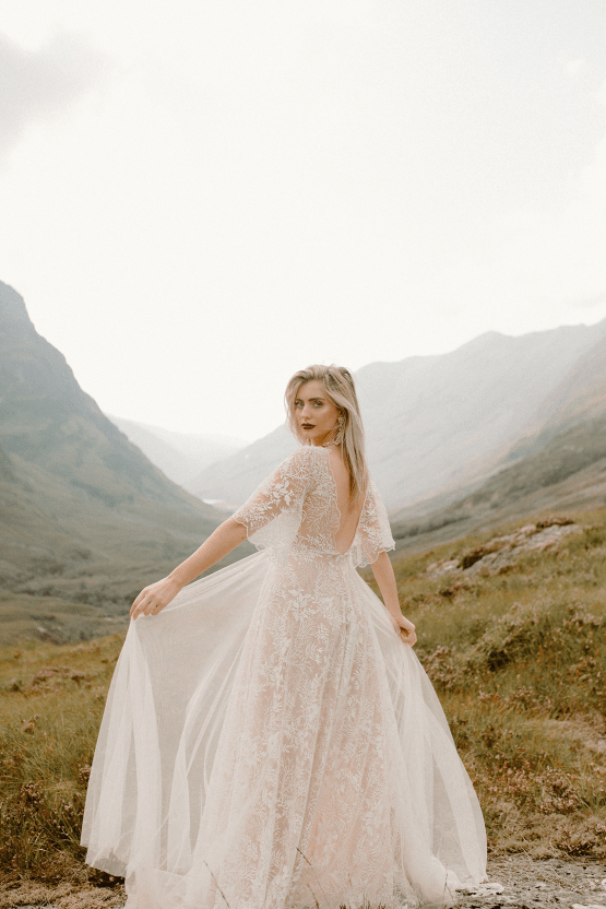 Stunning Scotland Highlands Elopement Inspiration – Alia PAIENDA – E and W Couture 24