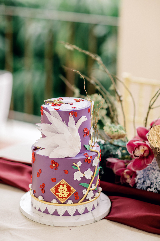 Hermosa ceremonia china del té e inspiración para bodas con orquídeas - Clarzzique - Lilelements 67