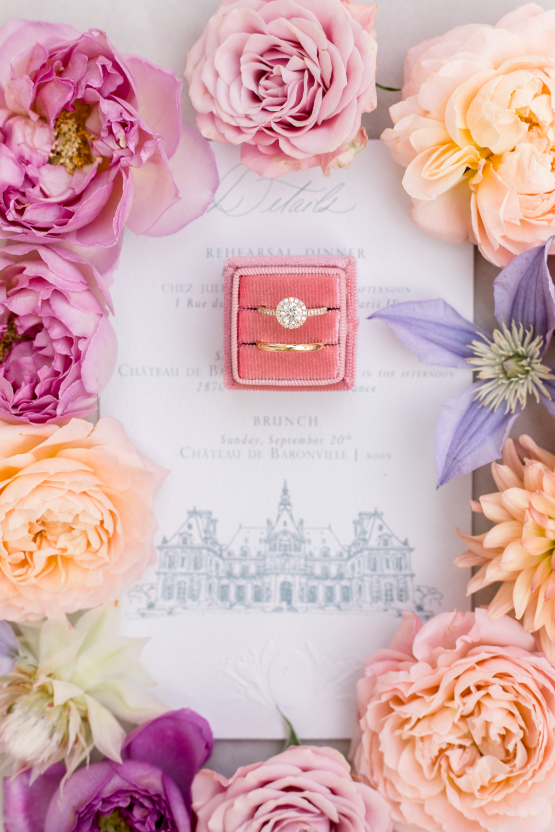 Spring Pink Royal Wedding Inspiration at Chateau de Baronville – Daria Lorman Photography 13