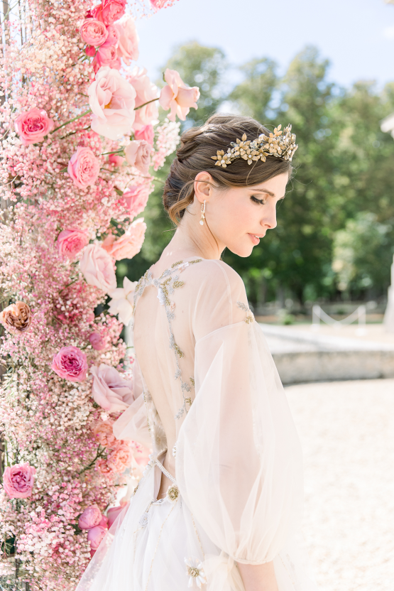 Spring Pink Royal Wedding Inspiration at Chateau de Baronville – Daria Lorman Photography 29