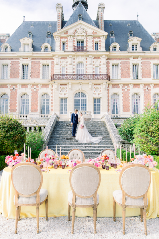 Spring Pink Royal Wedding Inspiration at Chateau de Baronville – Daria Lorman Photography 31