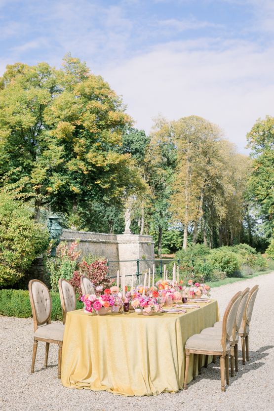 Spring Pink Royal Wedding Inspiration at Chateau de Baronville – Daria Lorman Photography 37