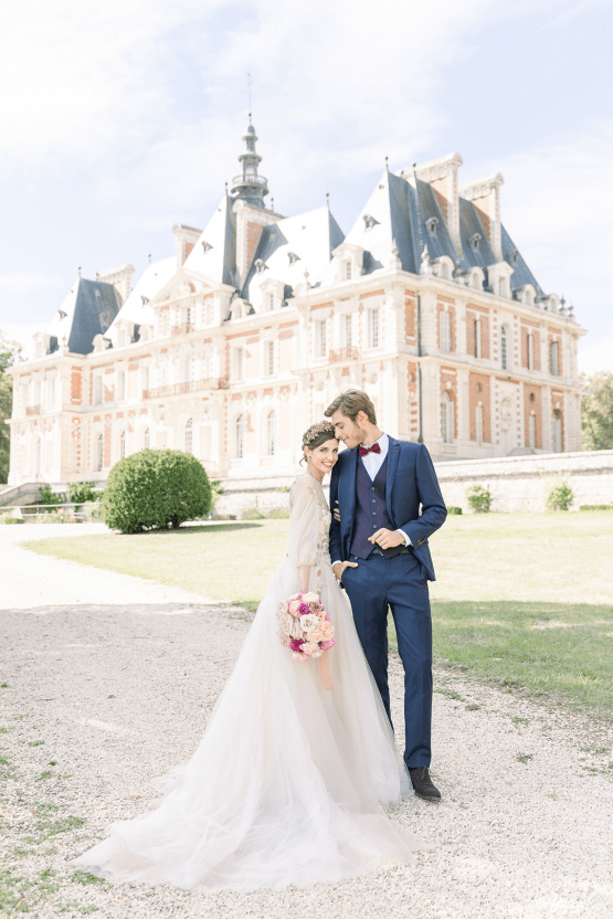 Spring Pink Royal Wedding Inspiration at Chateau de Baronville – Daria Lorman Photography 45