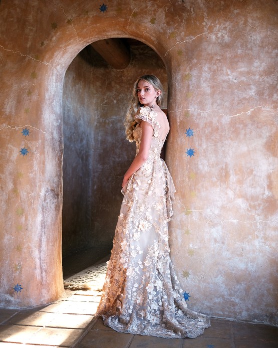 Vestidos de novia de alta costura personalizados de Ellen Wise Couture 2021 - Reflexiones nupciales - Vestido Allegra 1