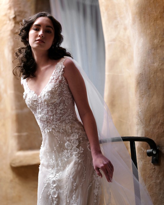 Vestidos de novia de alta costura personalizados de Ellen Wise Couture 2021 - Reflexiones nupciales - Vestido Arabella 2