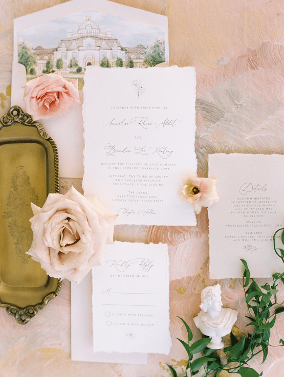 Loire Valley Inspired Wedding Editorial at a Texas Chateau – Erin Wilson Photography – Britt Jones Co 45