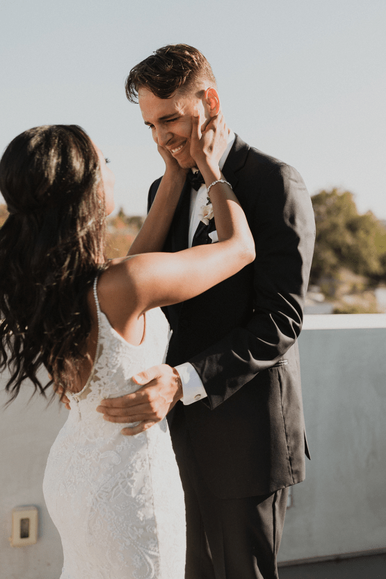 Modern Hollywood Rooftop Elopement During COVID-19 – Julia Green Photography 13
