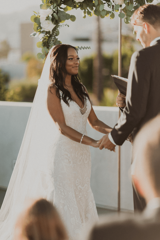 Modern Hollywood Rooftop Elopement During COVID-19 – Julia Green Photography 19