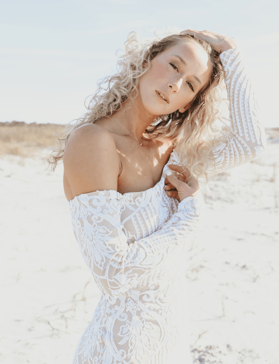 Bohemian Beach Wedding Inspiration With Agave Decor – Georgia Grace – Salt and Stem 16