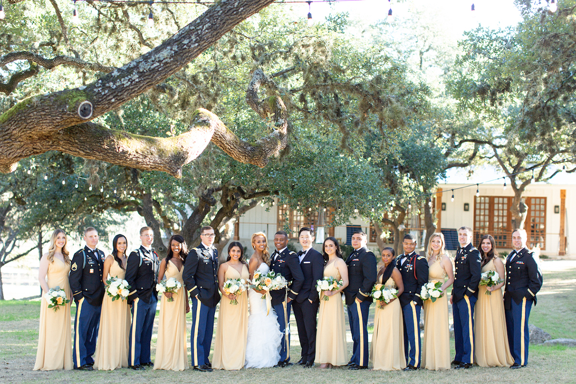 Glamorous Military Wedding in Texas – Angela Lally Photography 10