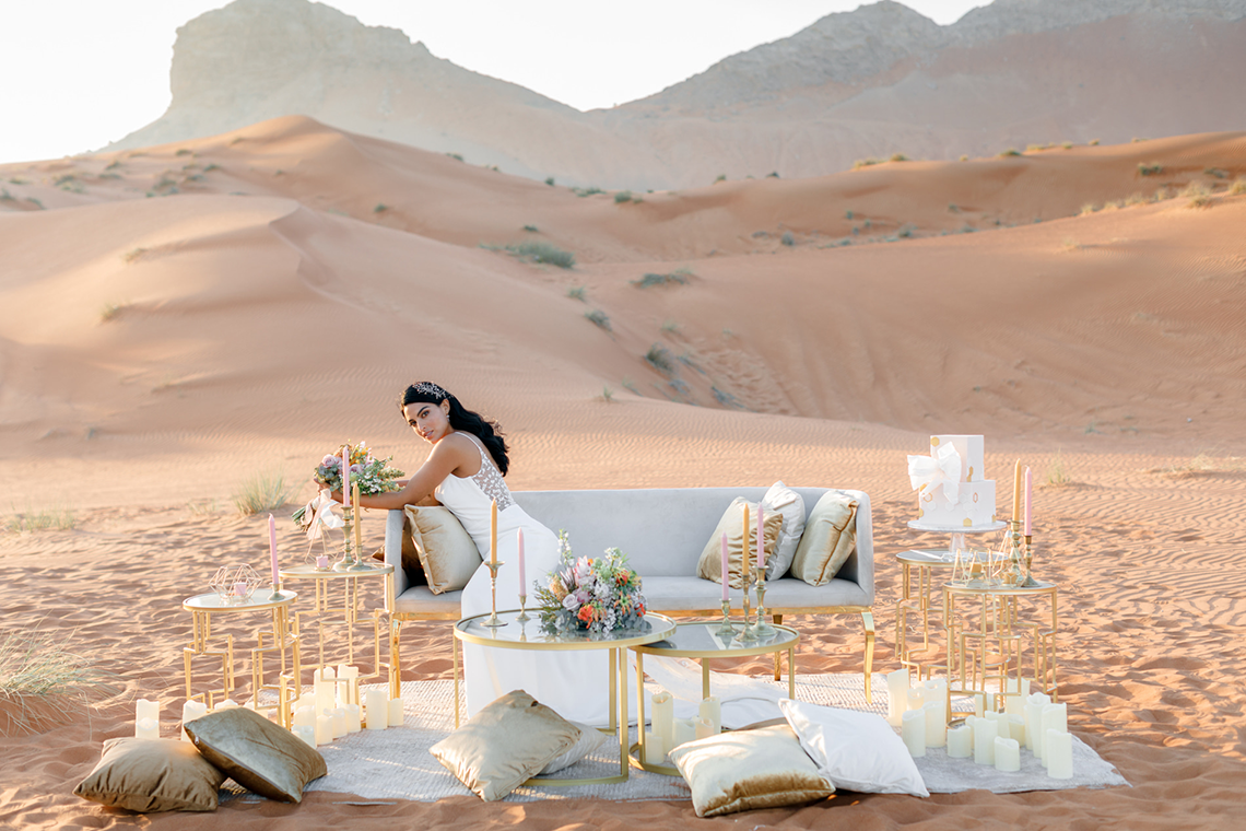 Chic Elopement in the Arabian Desert – Effleurer Photo 4