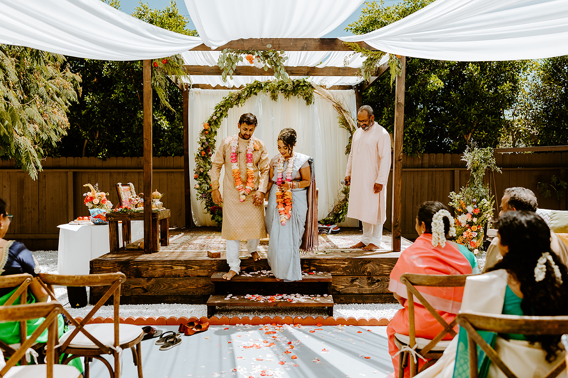 Intimate Backyard Indian Wedding – Carmelisse Photography – Leilani Weddings 19
