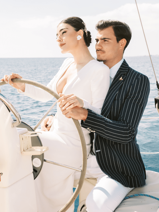 Vintage Greek Sailboat Elopement Inspiration – Andreas K. Georgiou 21