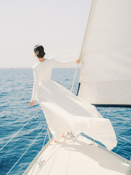 Vintage Greek Sailboat Elopement Inspiration – Andreas K. Georgiou 25