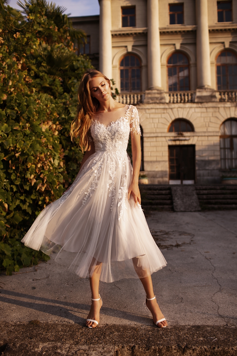 Ultra-Stylish New Wedding Dresses By Mila Bridal (For Under 1000) – Goldie Dress – Bridal Musings 4