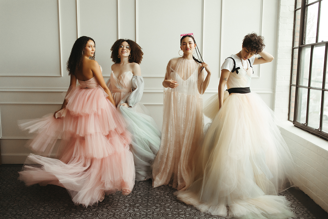 Cool Anti Bride Wedding Inspiration with Colorful Wedding Dresses – Naba Zabih – Claire La Faye – Bridal Musings 10