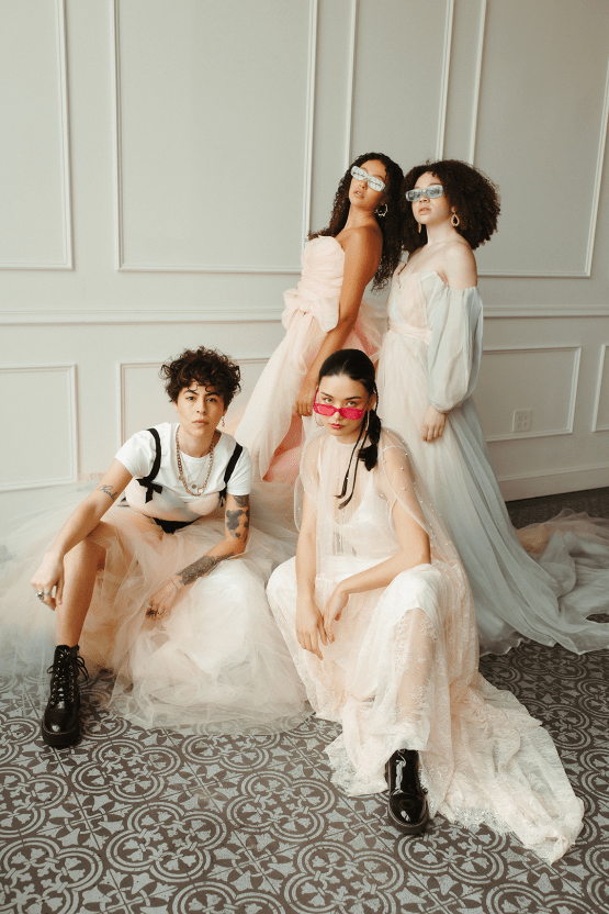 Cool Anti Bride Wedding Inspiration with Colorful Wedding Dresses – Naba Zabih – Claire La Faye – Bridal Musings 41