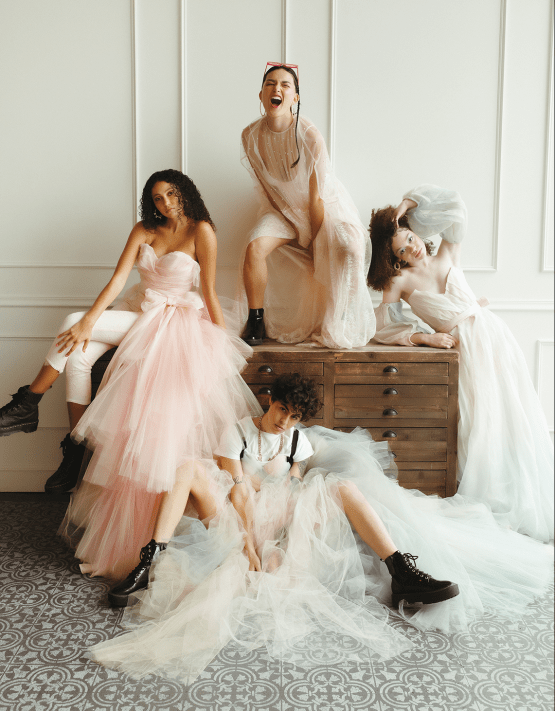 Boda fresca inspirada en anti-novias con coloridos vestidos de novia - Naba Zabih - Claire La Faye - Bridal Reflections 50