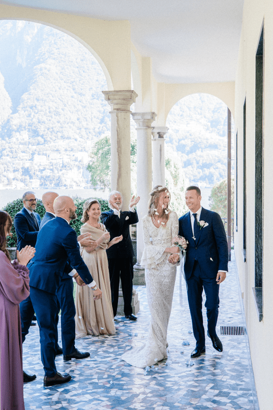 Romantic Something Blue Micro Wedding filled with Hydrangeas at Villa Ortensia in Lake Como – Alessandro Colle e Serena Rossi 38