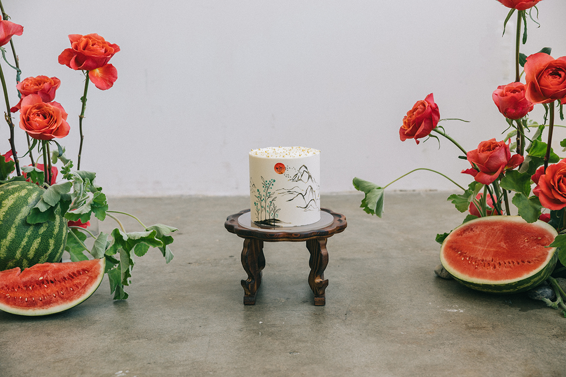 Modern Korean Wedding Inspiration in Watermelon Red – Bliss by Choi – Kelly Kang Weddings – Bridal Musings 1