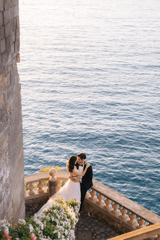 Sexy Amalfi Coast Wedding Inspiration with a Red Dress – Villa Astor in Sorrento Italy – Vangelis Photography 49