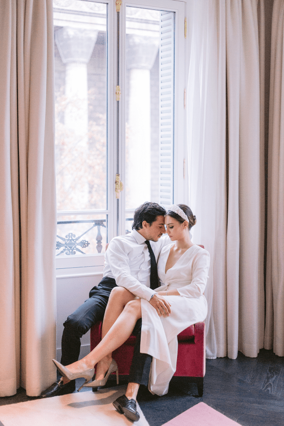 Sexy and Stylish Parisian Elopement Inspiration – Hotel Fauchon Paris – Laura Zorman – Bridal Musings 34