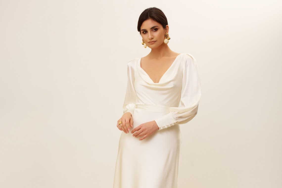 Elegant Modern Silk Wedding Dresses for 2022 Brides – Zoe Rowyn Bridal – Bridal Musings 2