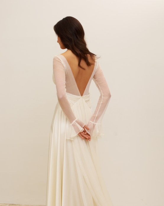 Vestidos de novia de seda nupcial 2022 elegantes y de moda - Zoe Rowyn Bridal - Reflexiones nupciales 4
