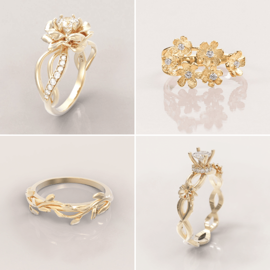 Roelavi Nature Inspired Engagement Rings – Bridal Musings – Best Places to Buy Engagement Rings and Wedding Bands Online