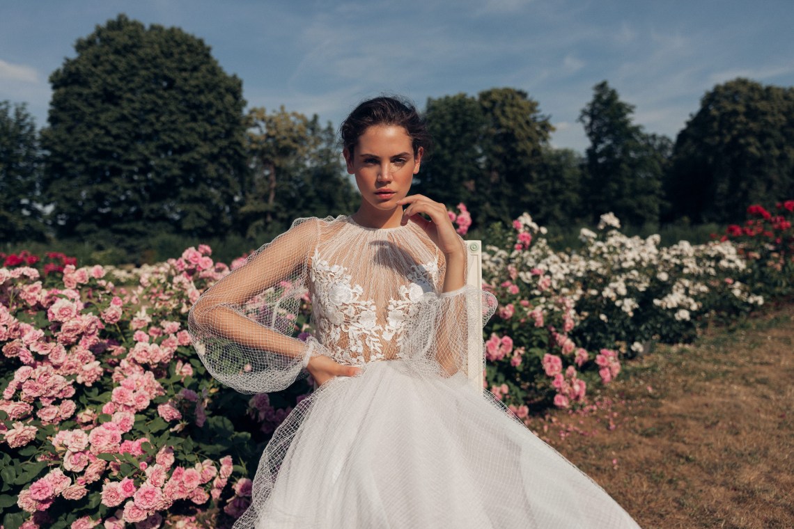 Vestidos de novia románticos inspirados en flores de Daalarna Couture para novias 2022 - Reflexiones nupciales 4