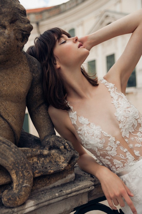 Vestidos de novia románticos inspirados en flores de Daalarna Couture para novias 2022 - Reflexiones nupciales 77