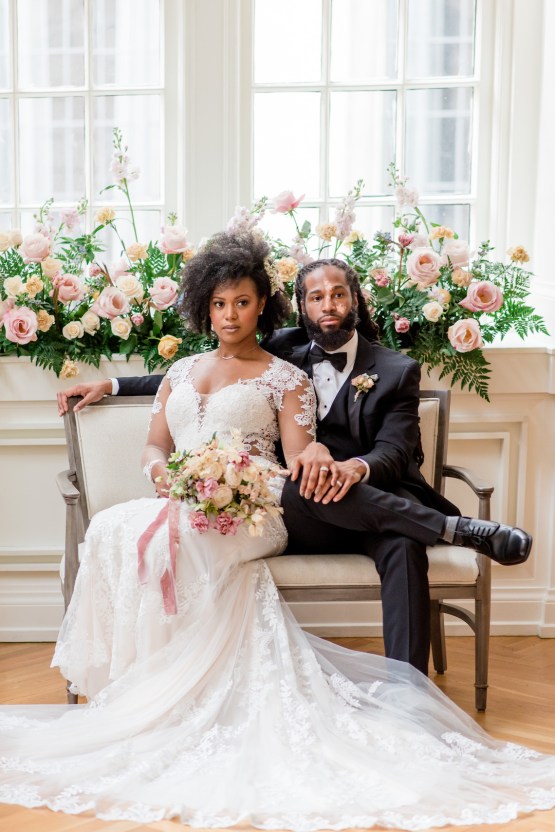 Floral Filled Noelle Hotel Indoor Wedding Inspiration – Krista Joy Photography – Bridal Musings 14