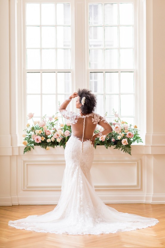 Floral Filled Noelle Hotel Indoor Wedding Inspiration – Krista Joy Photography – Bridal Musings 22