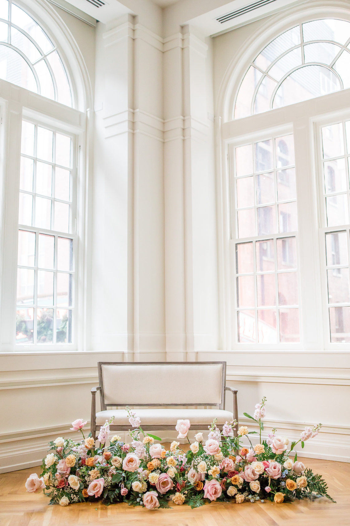 Floral Filled Noelle Hotel Indoor Wedding Inspiration – Krista Joy Photography – Bridal Musings 25
