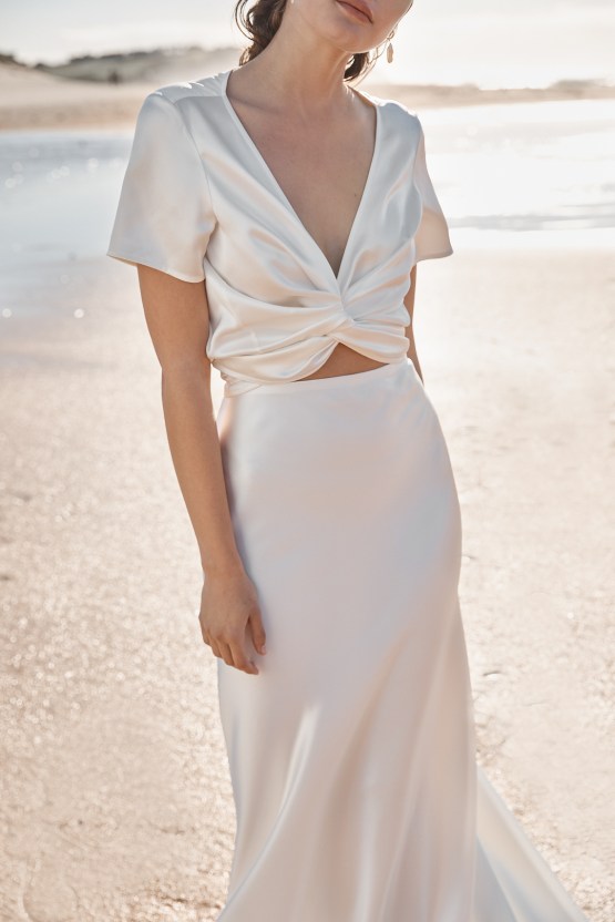 Prea James 2022 Sexy Modern Minimalist Wedding Dresses – Bridal Musings 19