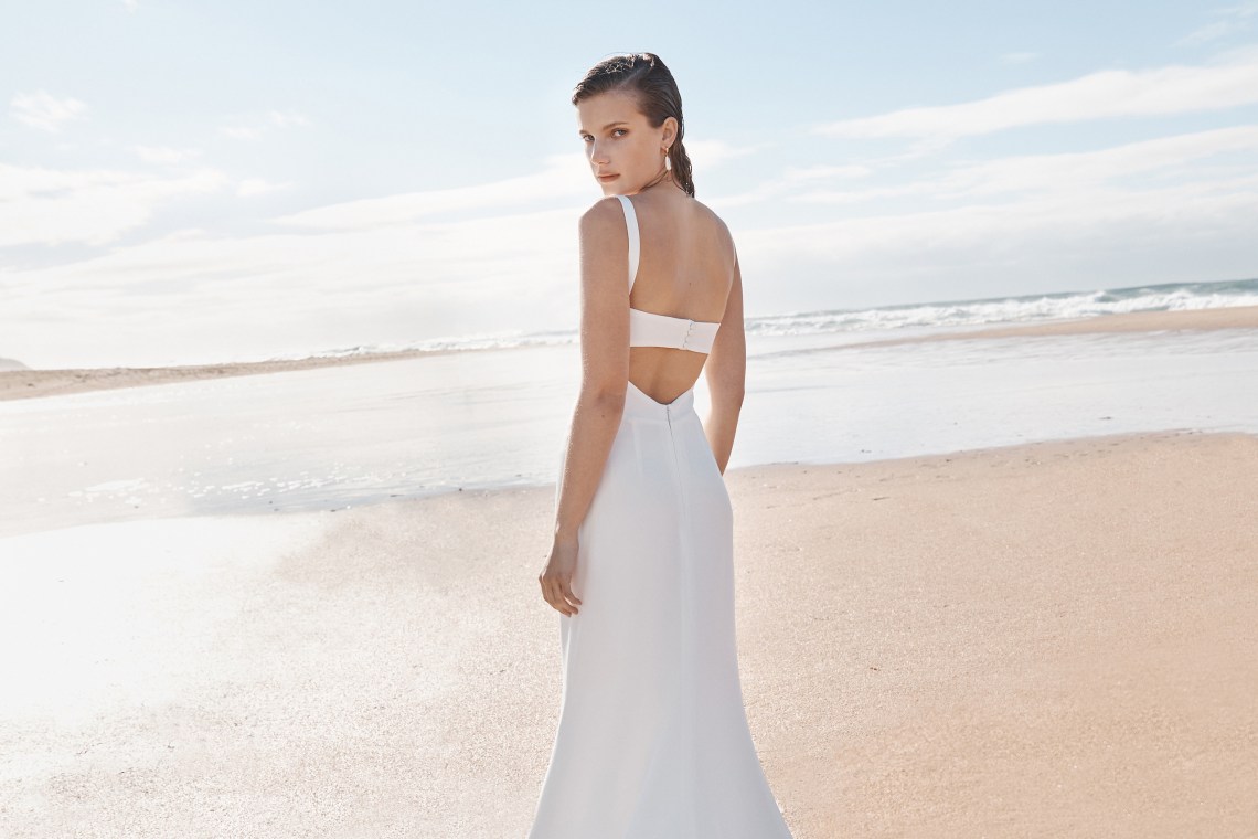 Prea James 2022 Sexy Modern Minimalist Wedding Dresses – Bridal Musings 38
