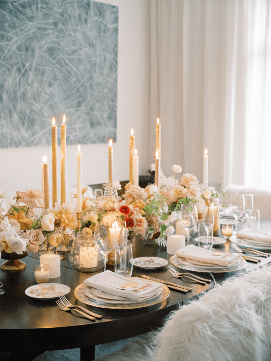 Snowy Winter Wonderland Wedding Inspiration – The Little Nell – Amanda Crean – Greenwood Events – Bridal Musings 29